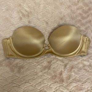 Maiden form strapless push-up bra comfort devotion